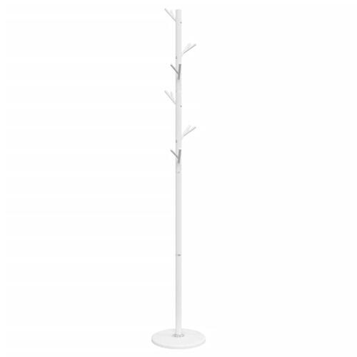 Stumtjener 175 cm pulverlakeret jern hvid