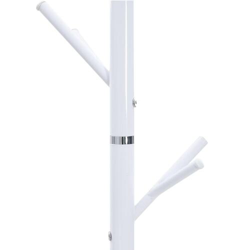 Stumtjener 175 cm pulverlakeret jern hvid