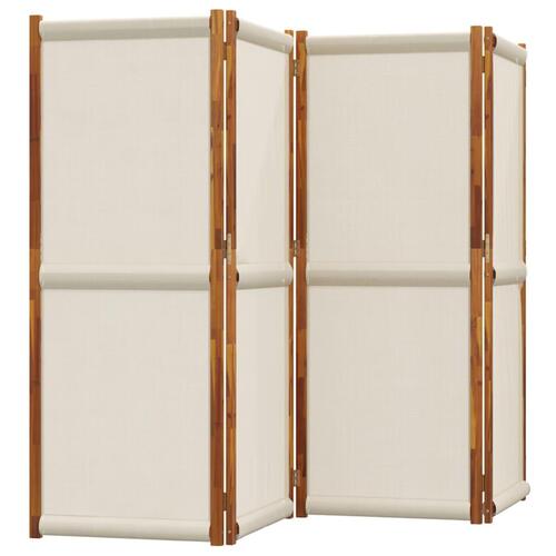 4-panels rumdeler 280 x 180 cm lysegrå
