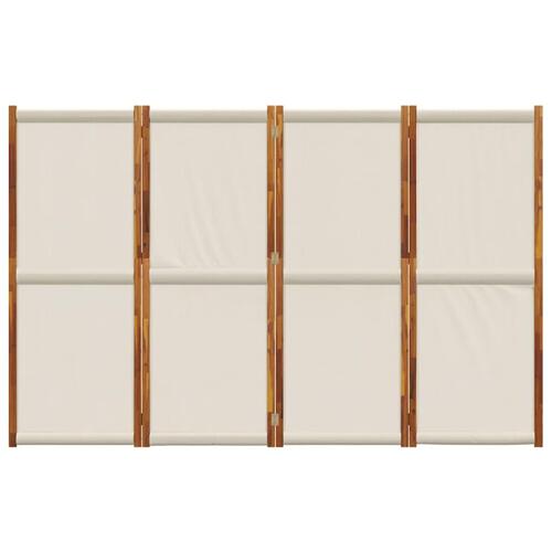 4-panels rumdeler 280 x 180 cm lysegrå