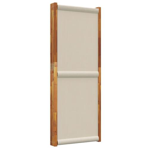 4-panels rumdeler 280 x 180 cm lysegrå