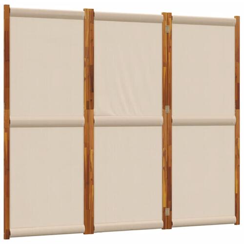 3-panels rumdeler 210 x 180 cm gråbrun