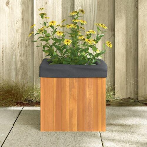 Plantekasse 35x35x35 cm massivt akacietræ