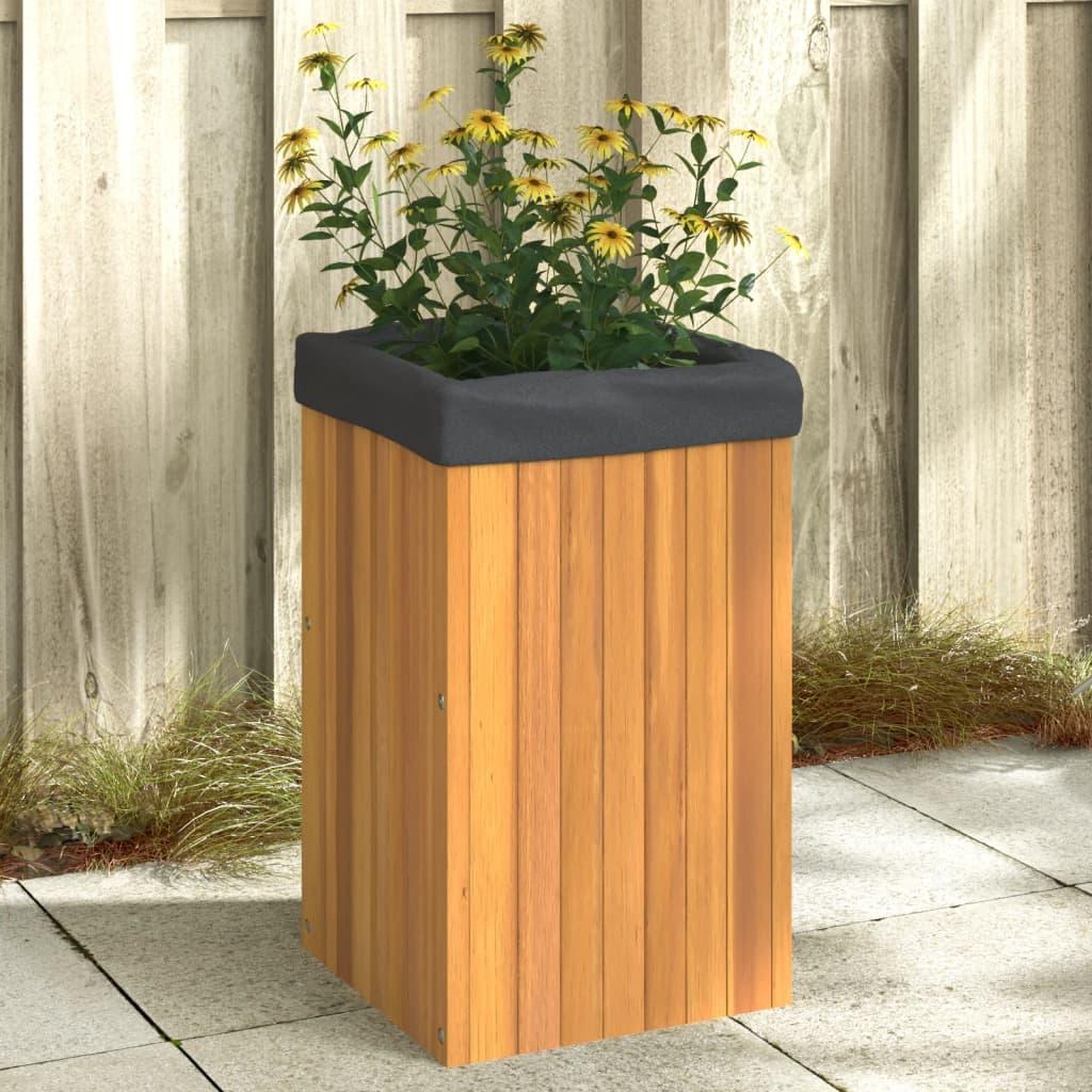 Plantekasse 35x35x60 cm massivt akacietræ