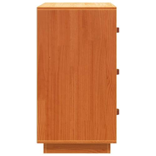 Skænk 80x40x75 cm massivt fyrretræ gyldenbrun