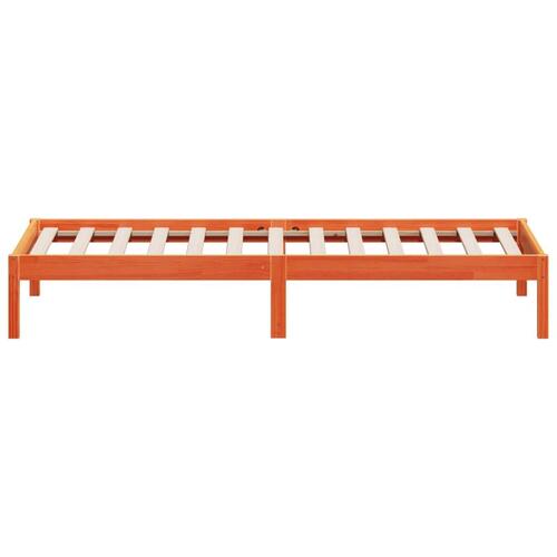 Daybed 80x200 cm massivt fyrretræ gyldenbrun