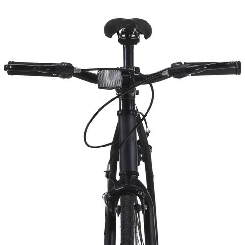 Cykel 1 gear 700c 55 cm sort og grøn