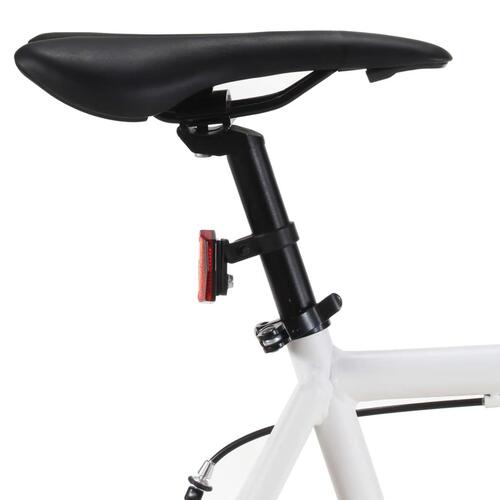 Cykel 1 gear 700c 55 cm hvid og grøn