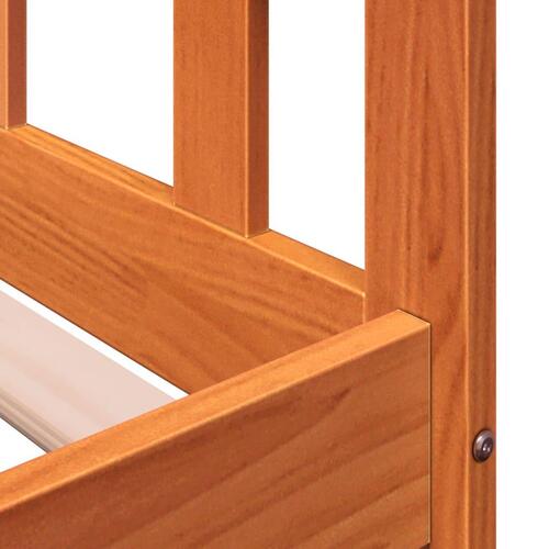 Daybed 90x190 cm massivt fyrretræ gyldenbrun