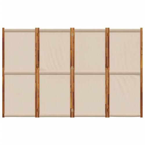 4-panels rumdeler 280 x 180 cm gråbrun