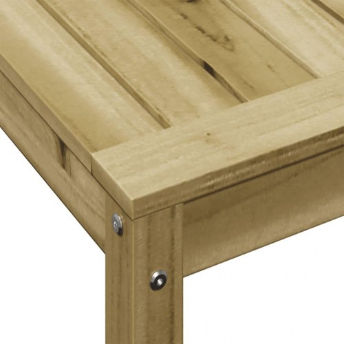 Plantebord med hylde 108x50x75 cm imprægneret fyrretræ