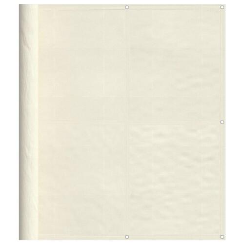Altanafskærmning 120x800 cm 100 % polyester cremefarvet
