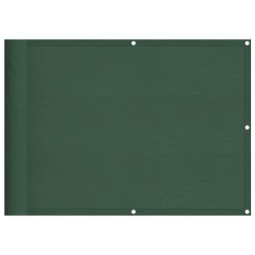 Altanafskærmning 75x800 cm 100 % polyester mørkegrøn
