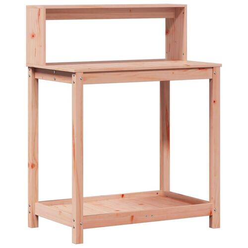 Plantebord med hylder 82,5x50x109,5 cm massivt douglasgran