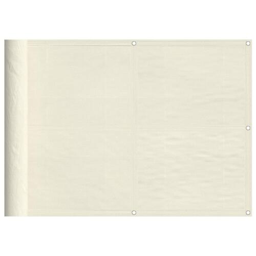 Altanafskærmning 75x700 cm 100 % polyester cremefarvet