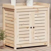 Plantebord med hylder 82,5x50x86,5 cm massivt fyrretræ