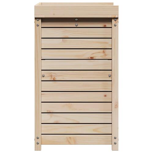 Plantebord med hylder 82,5x50x86,5 cm massivt fyrretræ