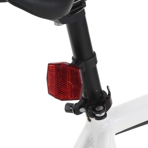 Cykel 1 gear 700c 59 cm hvid og blå