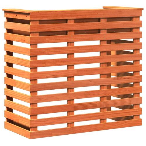 Udendørs barbord 113,5x50x103 cm massivt fyrretræ brun