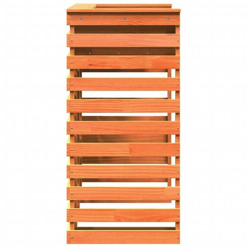 Udendørs barbord 113,5x50x103 cm massivt fyrretræ brun