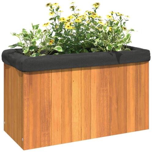 Plantekasse 59x27,5x35 cm massivt akacietræ