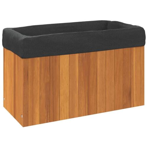 Plantekasse 59x27,5x35 cm massivt akacietræ