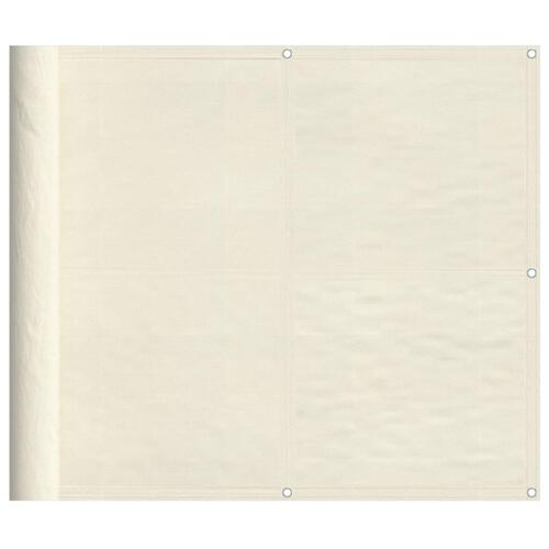 Altanafskærmning 90x700 cm 100 % polyester cremefarvet