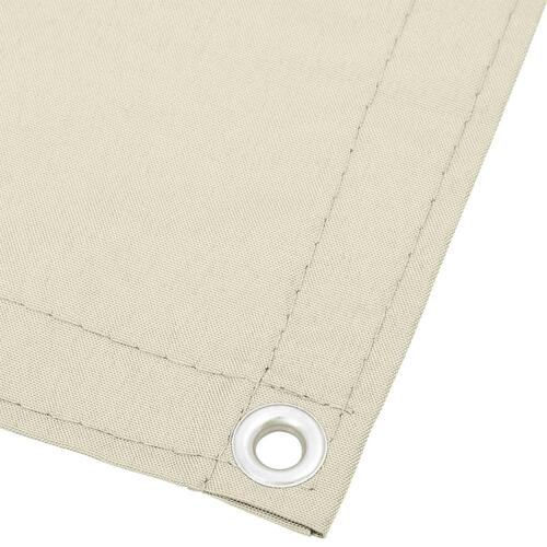 Altanafskærmning 90x700 cm 100 % polyester cremefarvet