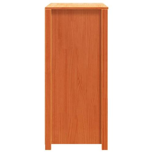 Kommode 100x40x90 cm massivt fyrretræ gyldenbrun