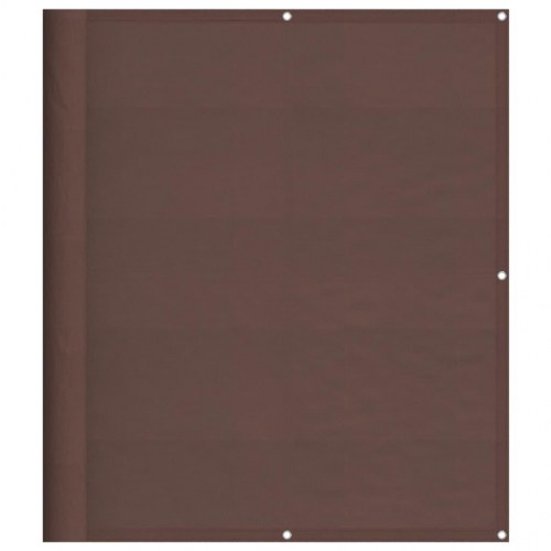 Altanafskærmning 120x1000 cm 100 % polyester brun