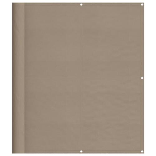 Altanafskærmning 120x700 cm 100 % polyester gråbrun