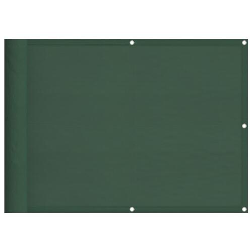 Altanafskærmning 75x700 cm 100 % polyester mørkegrøn