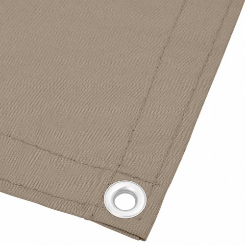 Altanafskærmning 75x1000 cm 100 % polyester gråbrun