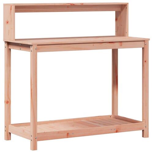 Plantebord med hylder 108x50x109,5 cm massivt douglasgran