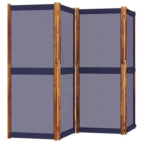 4-panels rumdeler 280 x 180 cm mørkeblå