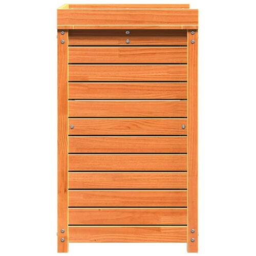 Plantebord med hylder 82,5x50x86,5 cm massivt fyrretræ brun