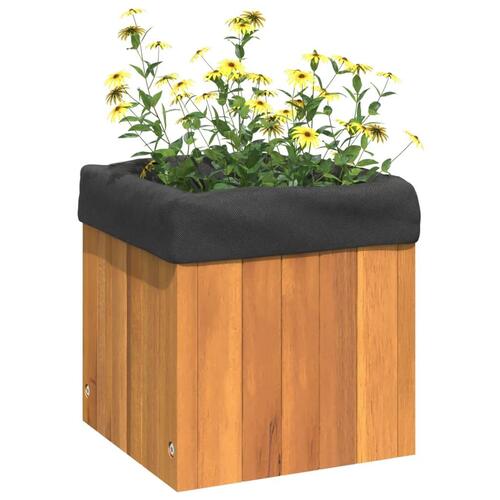 Plantekasse 25x25x25 cm massivt akacietræ