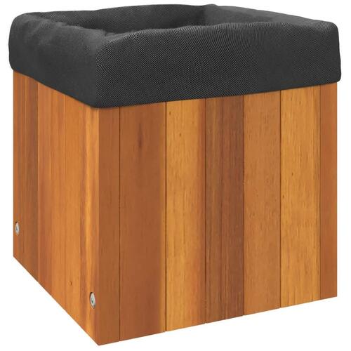 Plantekasse 25x25x25 cm massivt akacietræ