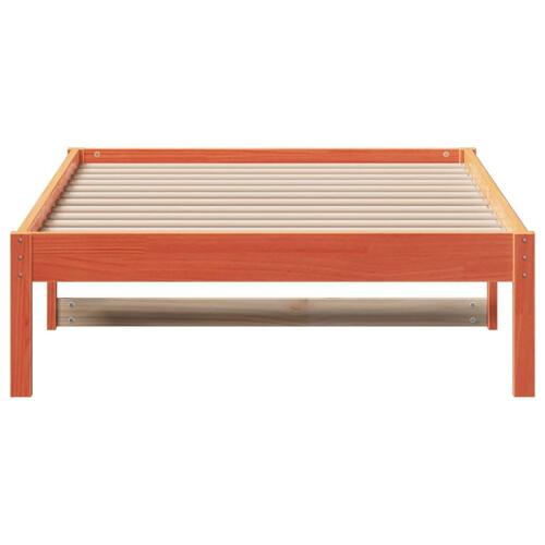 Daybed 90x190 cm massivt fyrretræ gyldenbrun