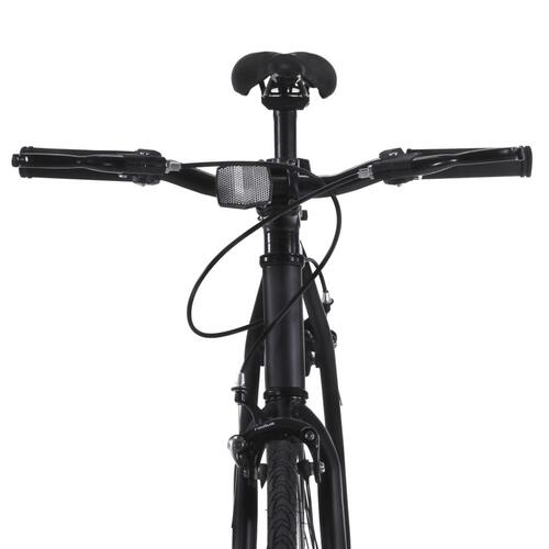 Cykel 1 gear 700c 51 cm sort og orange