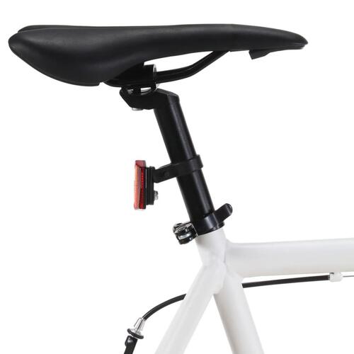 Cykel 1 gear 700c 55 cm hvid og blå