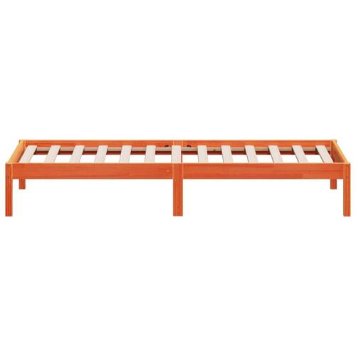 Daybed 90x200 cm massivt fyrretræ gyldenbrun