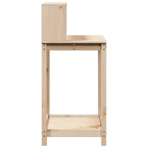 Plantebord med hylder 82,5x50x109,5 cm massivt fyrretræ