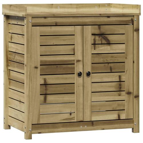 Plantebord med hylder 82,5x50x86,5 cm imprægneret fyrretræ