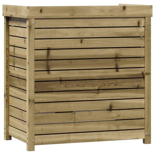 Plantebord med hylder 82,5x50x86,5 cm imprægneret fyrretræ