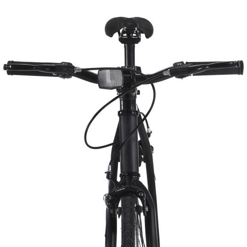 Cykel 1 gear 700c 59 cm sort og blå
