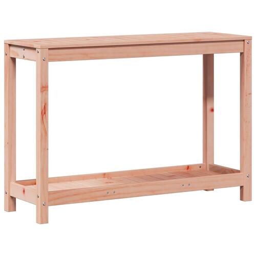 Plantebord med hylde 108x35x75 cm massivt douglasgran