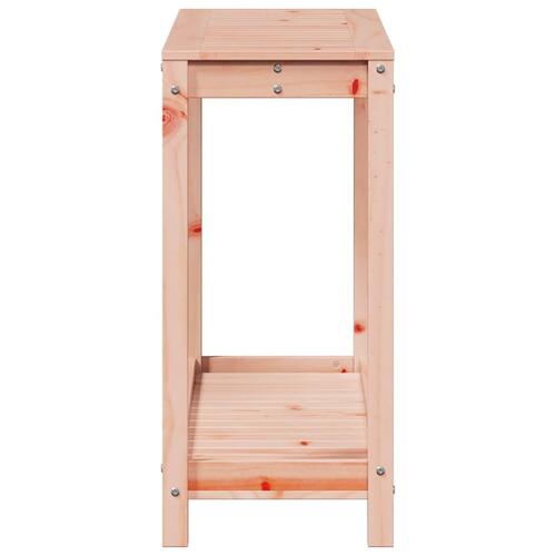 Plantebord med hylde 108x35x75 cm massivt douglasgran
