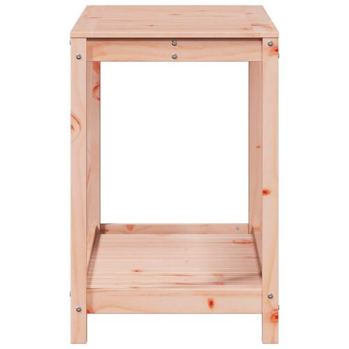 Plantebord med hylde 108x50x75 cm massivt douglasgran