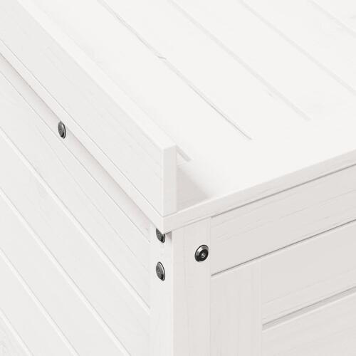Plantebord med hylder 82,5x50x86,5 cm massivt fyrretræ hvid